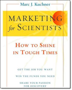 Marketing for scientists cover